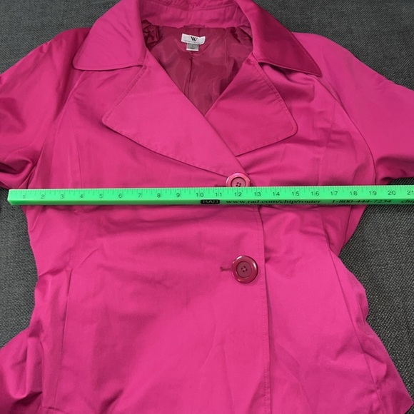 Hot Pink Worthington Belted Blazer - Picture 4 of 6